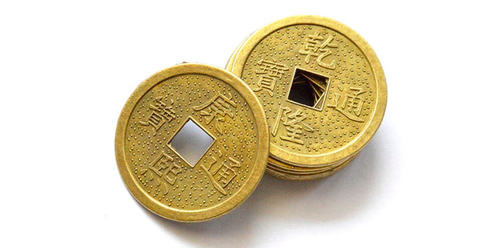 китайська монета як талісман на удачу